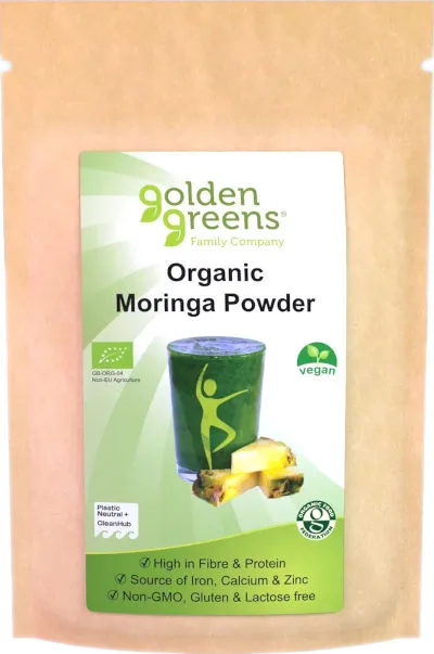 Golden Greens Organic Moringa Powder 100g