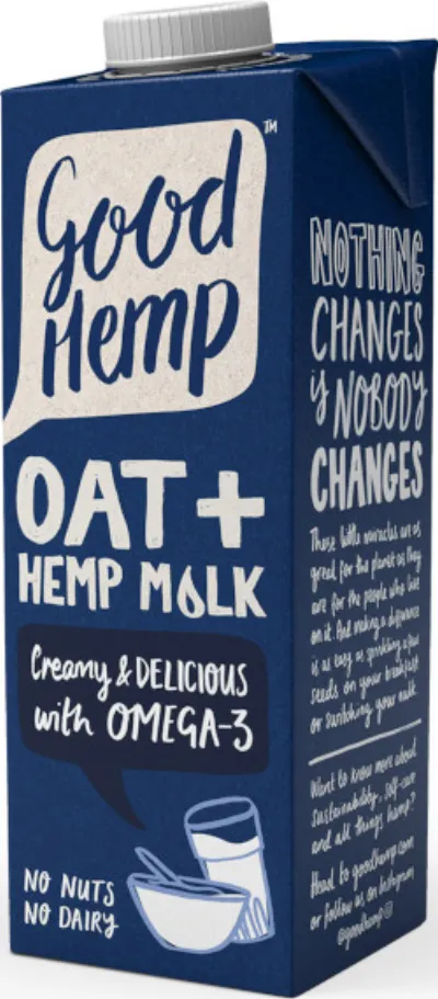 Good Hemp Oat & Hemp Milk 1L