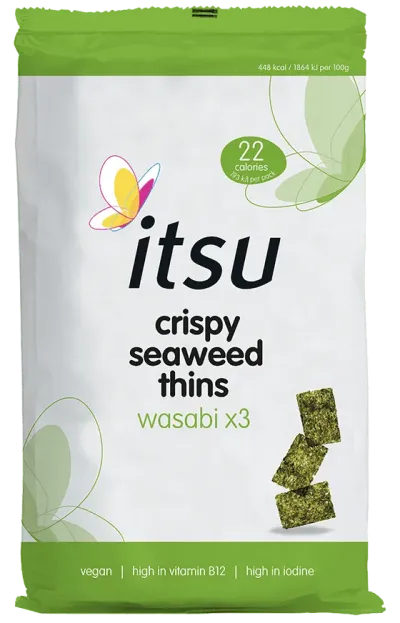 Itsu Wasabi Crispy Seaweed Thins 5g