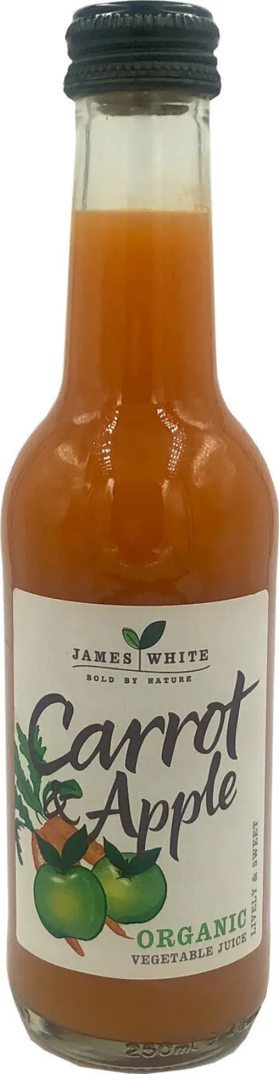 James White Organic Carrot & Apple 250ml