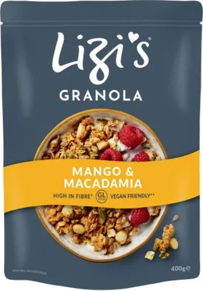 Lizi's Granola: Mango & Macadamia 400g