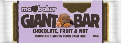 Ma Baker Chocolate, Fruit &amp; Nut Giant Bar 100g