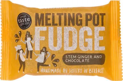 Melting Pot Fudge Stem Ginger &amp; Chocolate 90g