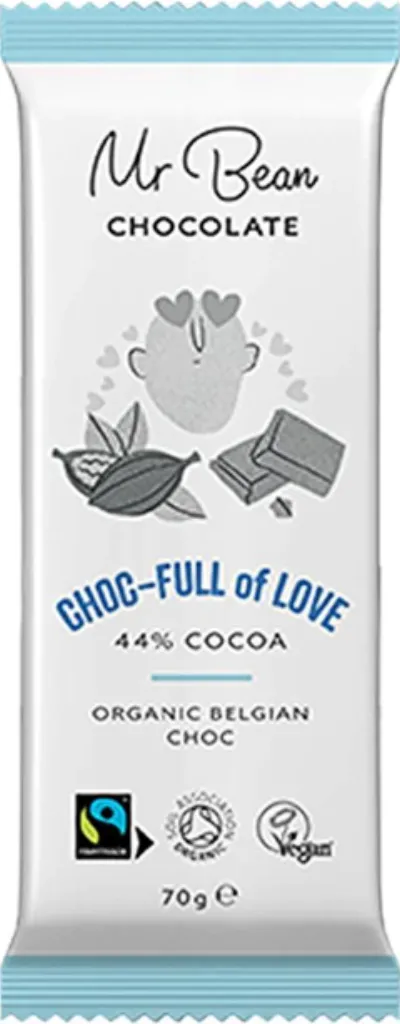 Mr.Bean Choc-Full of Love Chocolate Bar 70g