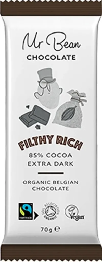 Mr.Bean Filthy Rich Chocolate Bar 70g