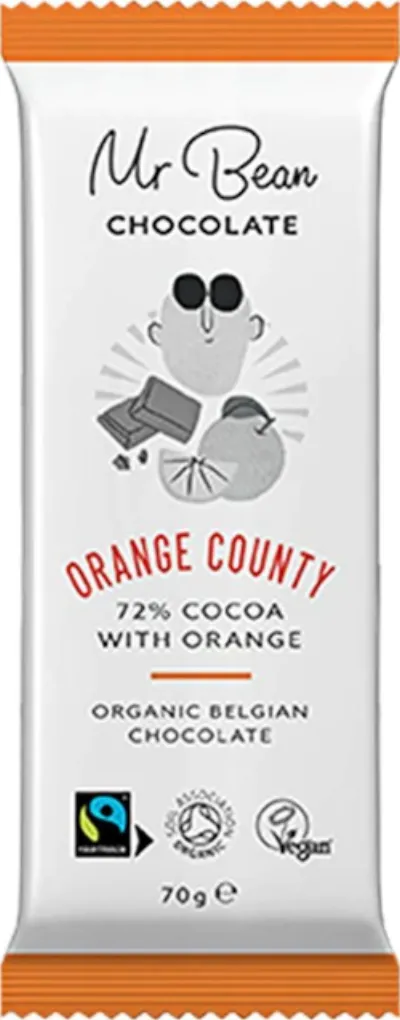 Mr.Bean Orange County Chocolate Bar 70g