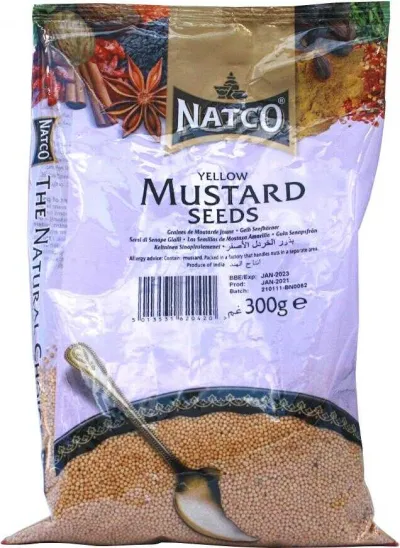 Natco Mustard Seeds Yellow 300g
