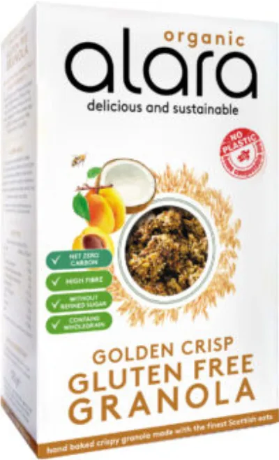 Organic Alara Golden Crisp Gluten Free Granola 325g
