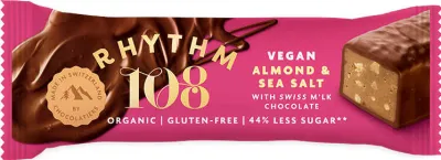 Rhythm 108 Almond & Sea Salt Bar 33g