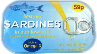 Sardines in Sunflower Oil 125g