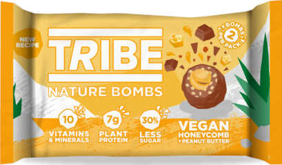 Tribe Nature Bombs  Honeycomb & Peanut Butter 40g