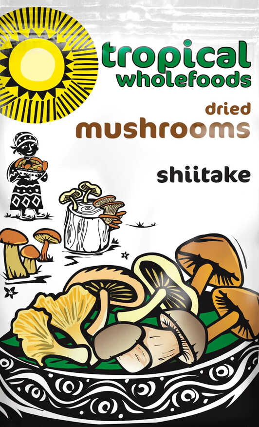 Tropical Wholefoods Shiitake Mushrooms 50g