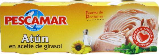 Tuna in Sunflower oil 3 x 80g