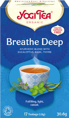 Yogi Tea Organic Breathe Deep Tea 17 Bags